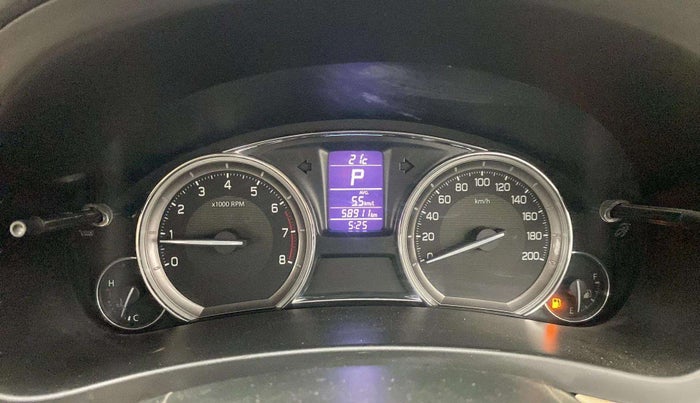 2017 Maruti Ciaz DELTA 1.4 AT PETROL, Petrol, Automatic, 58,951 km, Odometer Image