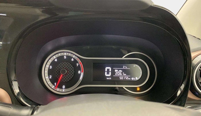 2021 Hyundai AURA SX 1.2 (O), Petrol, Manual, 50,375 km, Odometer Image