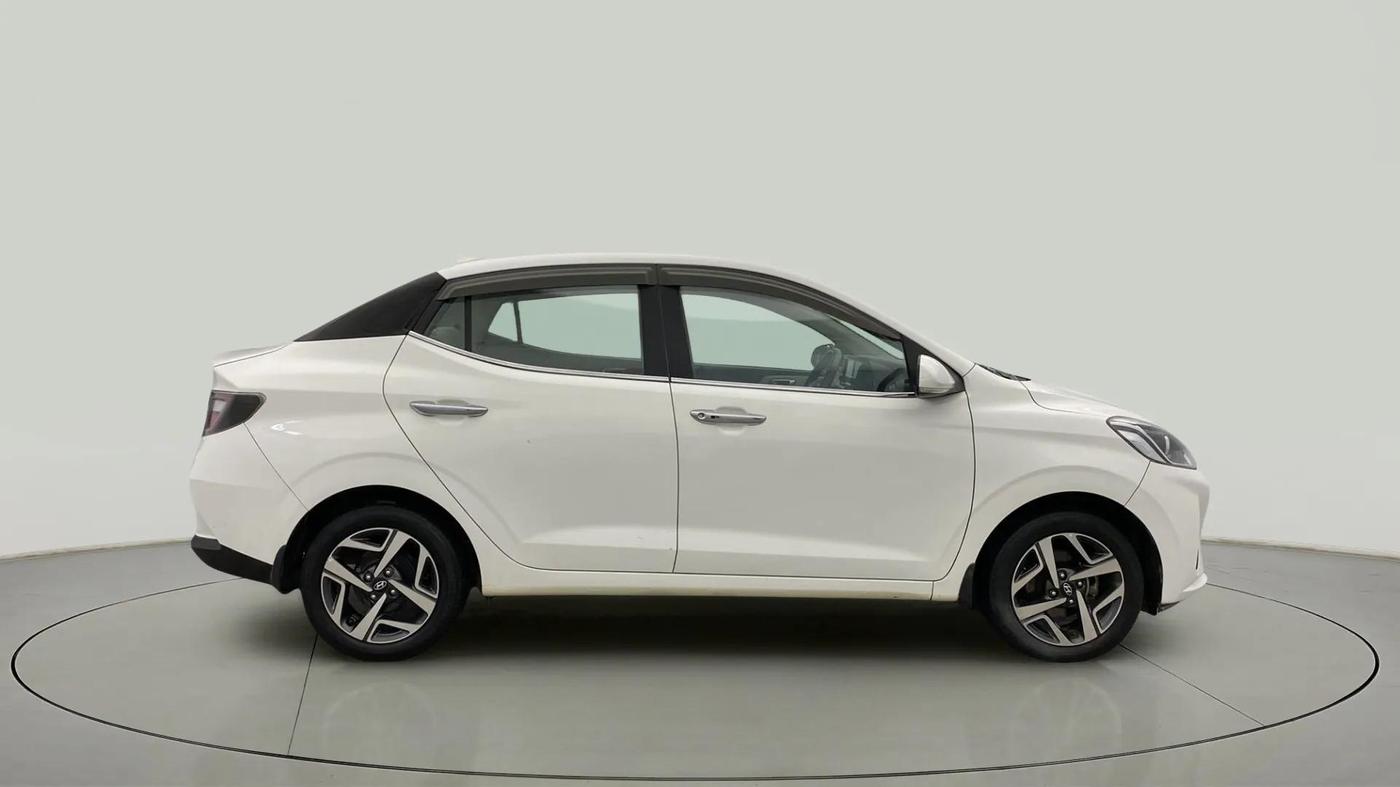 2021 Hyundai AURA SX 1.2 (O), Petrol, Manual, 50,375 km, Right Side View