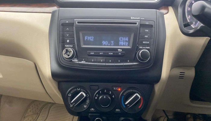 2018 Maruti Dzire VXI, Petrol, Manual, 28,238 km, Infotainment system - Button has minor damage