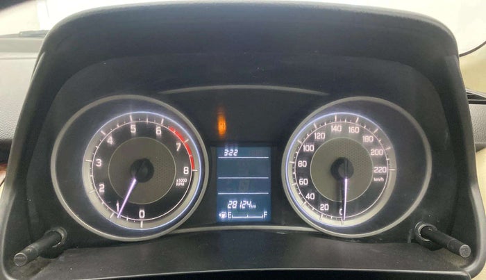 2018 Maruti Dzire VXI, Petrol, Manual, 28,238 km, Instrument cluster - Glass has scratches