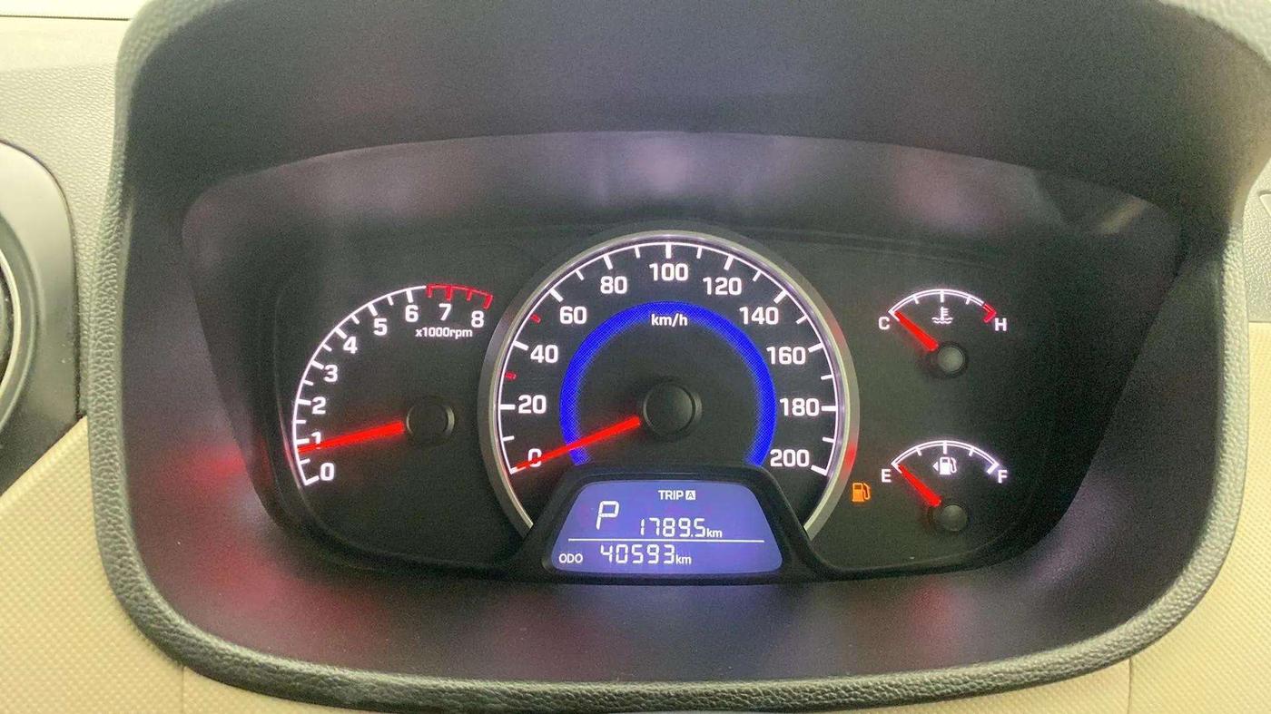 2018 Hyundai Grand i10 MAGNA AT 1.2 KAPPA VTVT, Petrol, Automatic, 40,593 km, Odometer Image