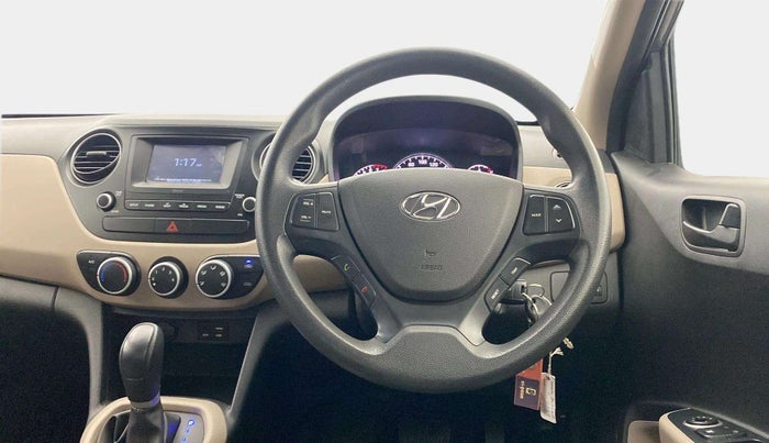 2018 Hyundai Grand i10 MAGNA AT 1.2 KAPPA VTVT, Petrol, Automatic, 40,593 km, Steering Wheel Close Up