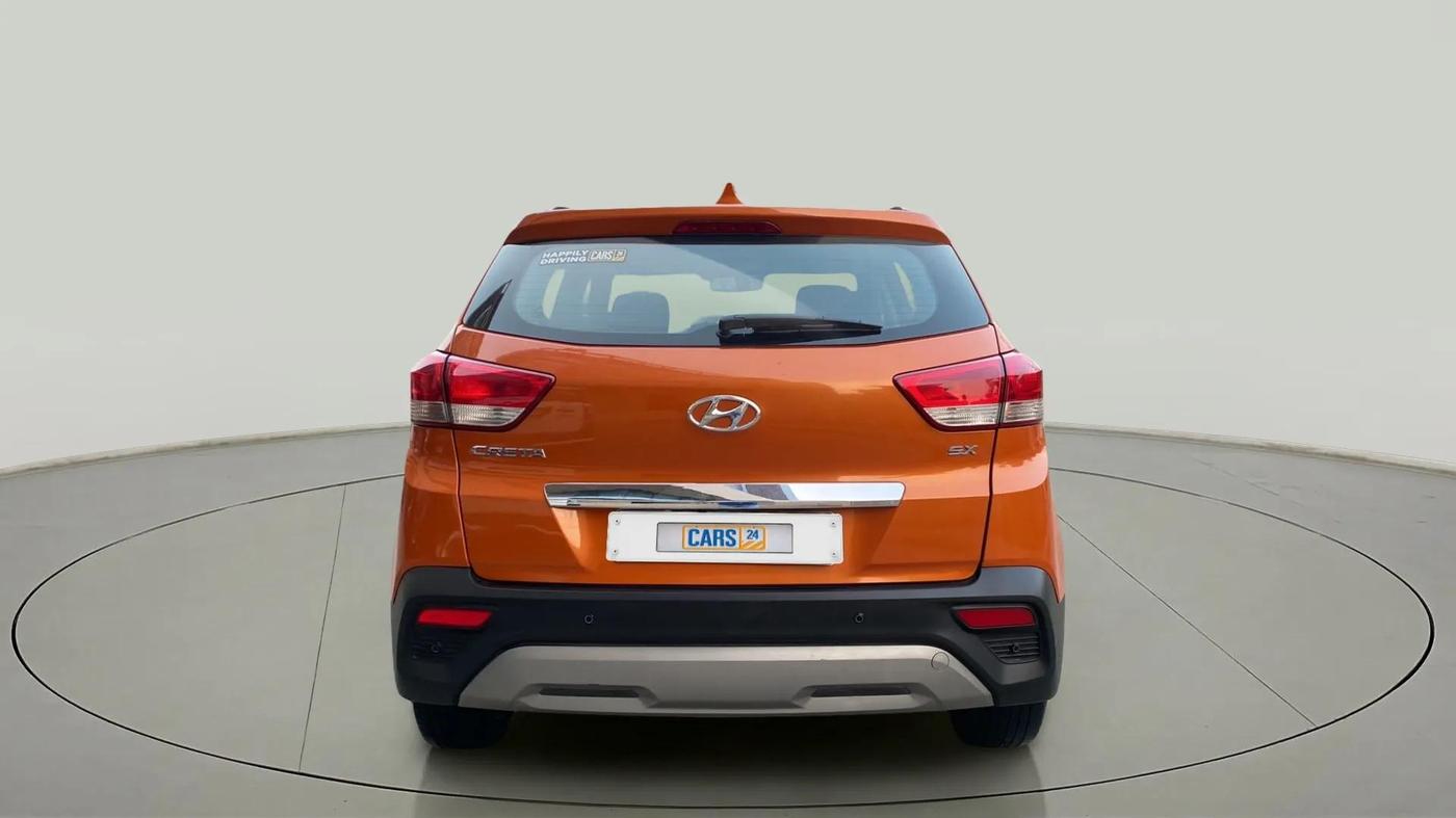 2018 Hyundai Creta SX 1.6 PETROL, Petrol, Manual, 39,152 km, Back/Rear