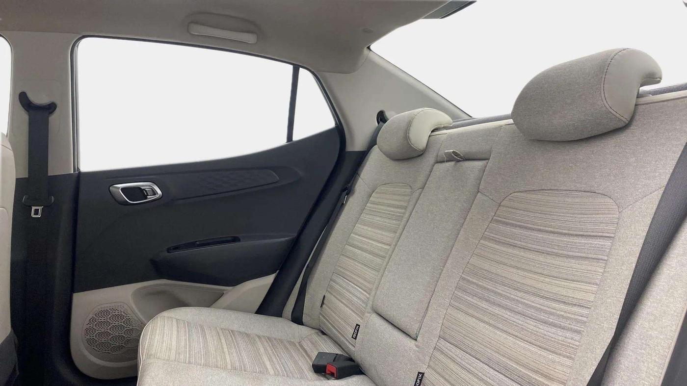 2021 Hyundai AURA SX PLUS 1.2 AMT, Petrol, Automatic, 13,865 km, Right Side Rear Door Cabin