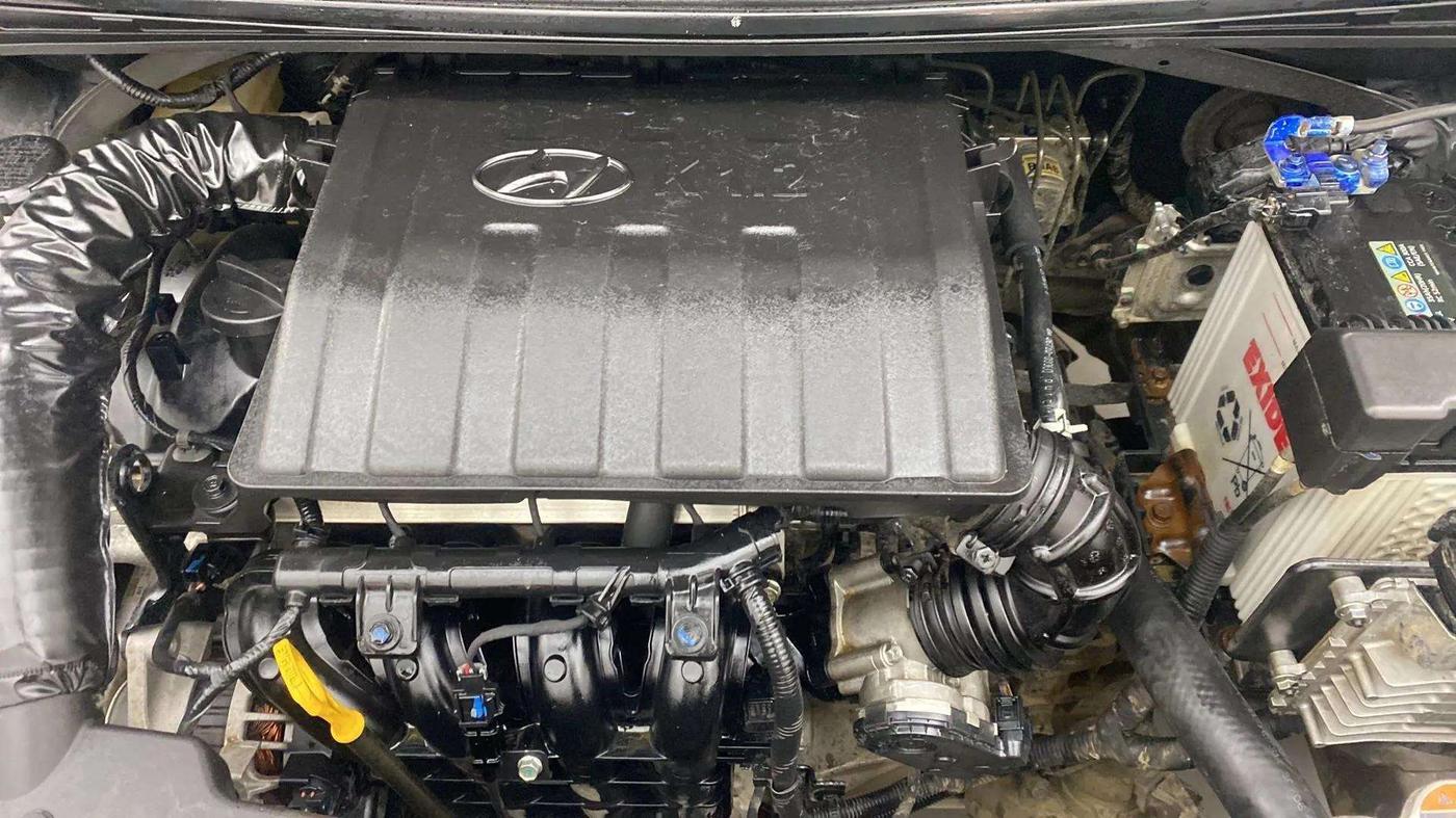 2021 Hyundai AURA SX PLUS 1.2 AMT, Petrol, Automatic, 13,865 km, Open Bonet