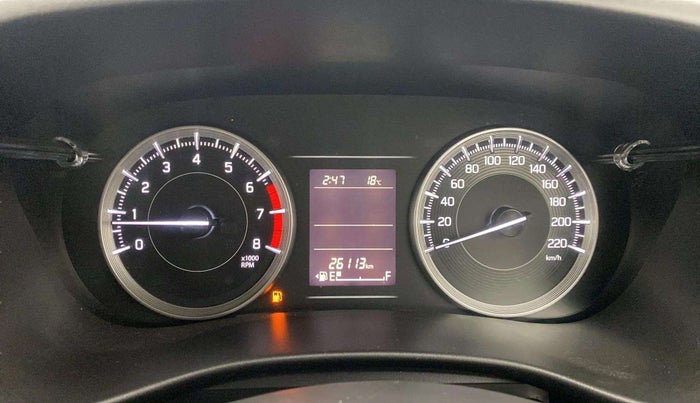 2023 Toyota Glanza E, Petrol, Manual, 26,113 km, Odometer Image