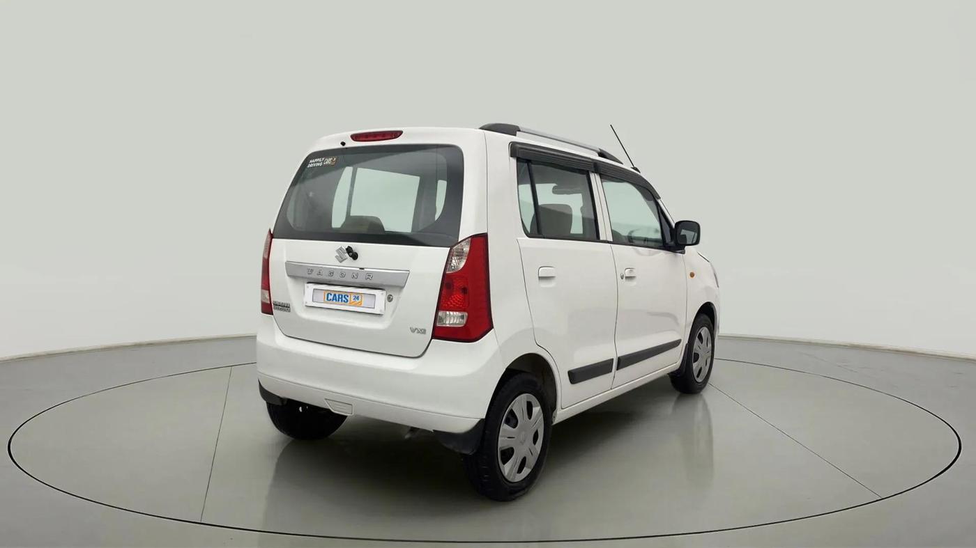 2017 Maruti Wagon R 1.0 VXI, Petrol, Manual, 76,201 km, Right Back Diagonal