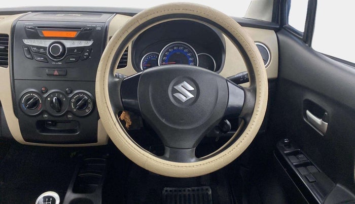 2017 Maruti Wagon R 1.0 VXI, Petrol, Manual, 76,201 km, Steering Wheel Close Up