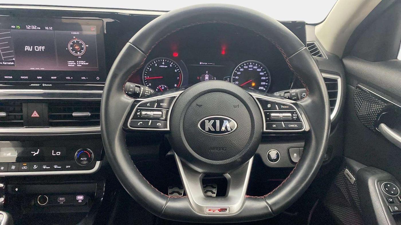 2020 KIA SELTOS GTX PLUS 1.4 PETROL, Petrol, Manual, 34,012 km, Steering Wheel Close Up