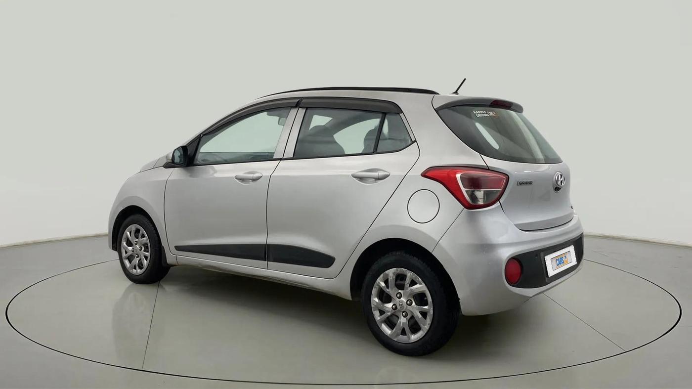 2018 Hyundai Grand i10 SPORTZ 1.2 KAPPA VTVT, Petrol, Manual, 86,900 km, Left Back Diagonal