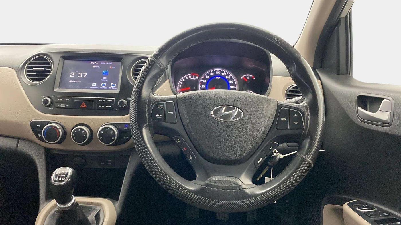 2018 Hyundai Grand i10 SPORTZ 1.2 KAPPA VTVT, Petrol, Manual, 86,900 km, Steering Wheel Close Up
