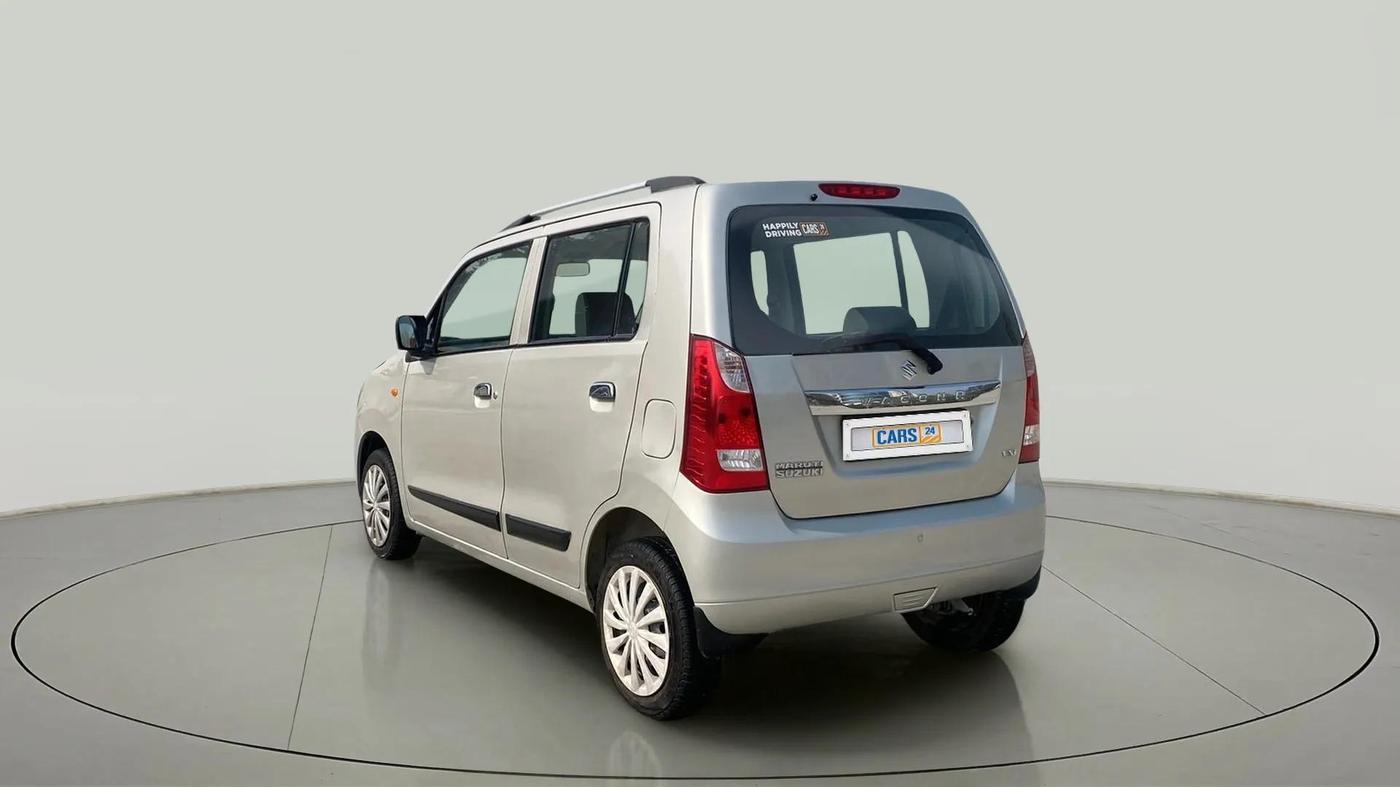 2018 Maruti Wagon R 1.0 VXI, Petrol, Manual, 59,395 km, Left Back Diagonal