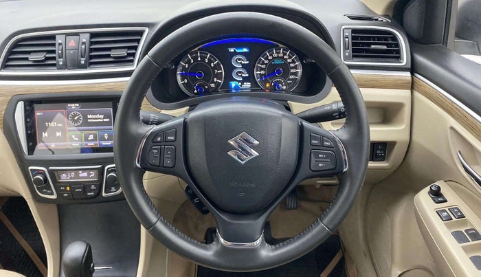 2023 Maruti Ciaz ALPHA  AT 1.5 SHVS PETROL, Petrol, Automatic, 11,915 km, Steering Wheel Close Up