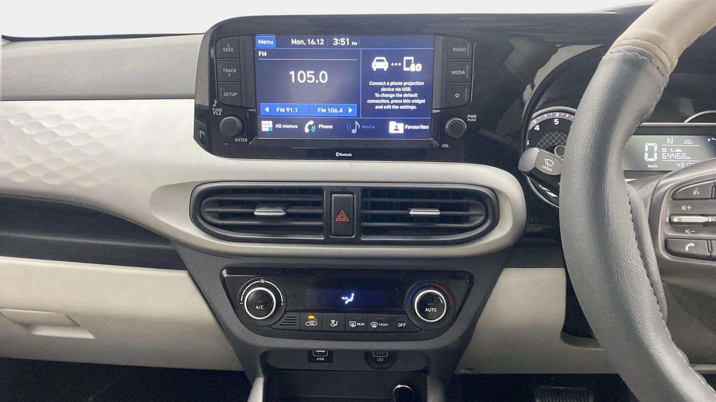 2020 Hyundai GRAND I10 NIOS SPORTZ AMT 1.2 KAPPA VTVT, Petrol, Automatic, 43,143 km, Air Conditioner