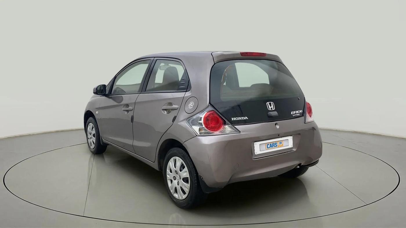 2015 Honda Brio S MT, Petrol, Manual, 75,180 km, Left Back Diagonal