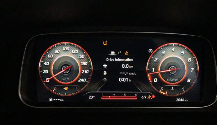 2023 Hyundai ALCAZAR PLATINUM 1.5 TURBO PETROL MT 7STR, Petrol, Manual, 2,045 km, Odometer Image