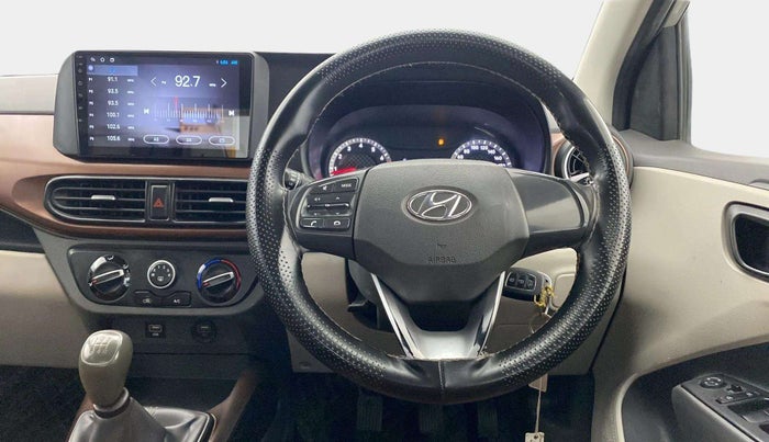 2021 Hyundai AURA S 1.2 CNG, CNG, Manual, 60,328 km, Steering Wheel Close Up