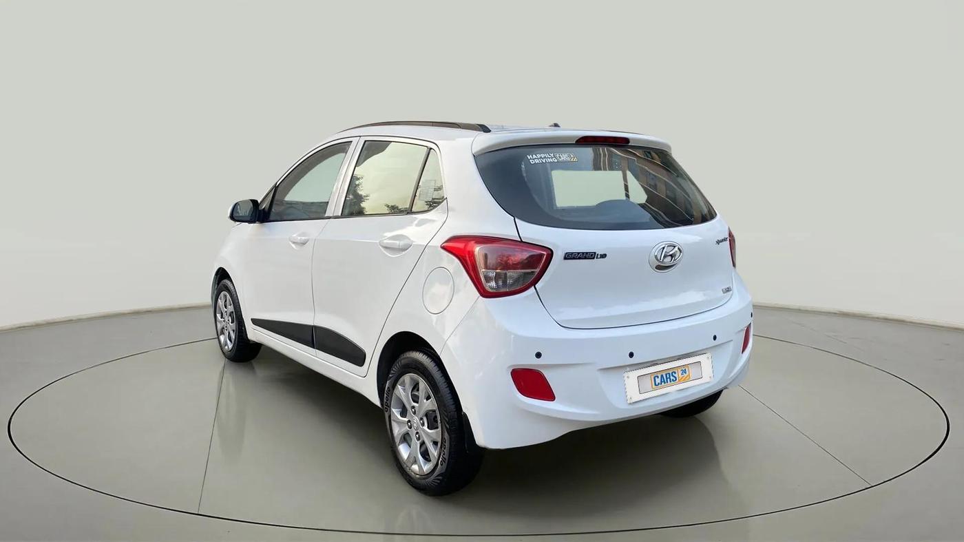 2016 Hyundai Grand i10 SPORTZ 1.2 KAPPA VTVT, Petrol, Manual, 75,791 km, Left Back Diagonal