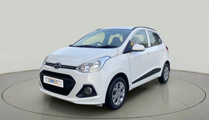 2016 Hyundai Grand i10 SPORTZ 1.2 KAPPA VTVT, Petrol, Manual, 75,791 km, Left Front Diagonal