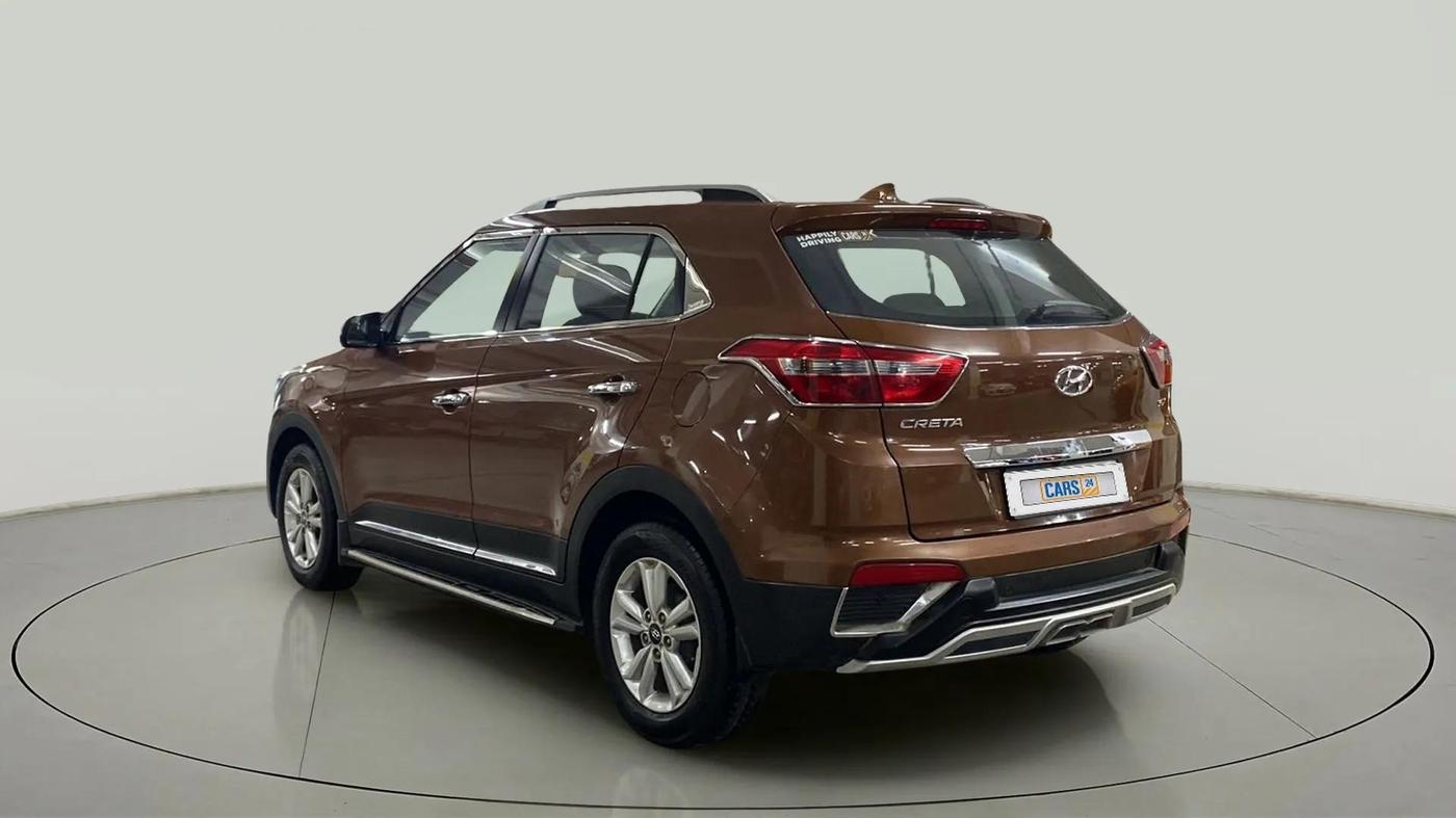 2017 Hyundai Creta SX PLUS 1.6 PETROL, Petrol, Manual, 71,892 km, Left Back Diagonal