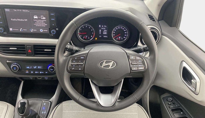 2023 Hyundai GRAND I10 NIOS ASTA AMT 1.2 KAPPA VTVT, Petrol, Automatic, 22,655 km, Steering Wheel Close Up