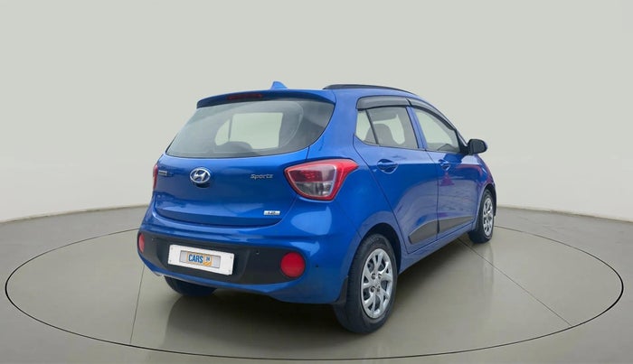 2017 Hyundai Grand i10 SPORTZ (O) 1.2 KAPPA VTVT, Petrol, Manual, 71,838 km, Right Back Diagonal