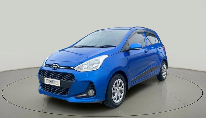 2017 Hyundai Grand i10 SPORTZ (O) 1.2 KAPPA VTVT, Petrol, Manual, 71,838 km, Left Front Diagonal