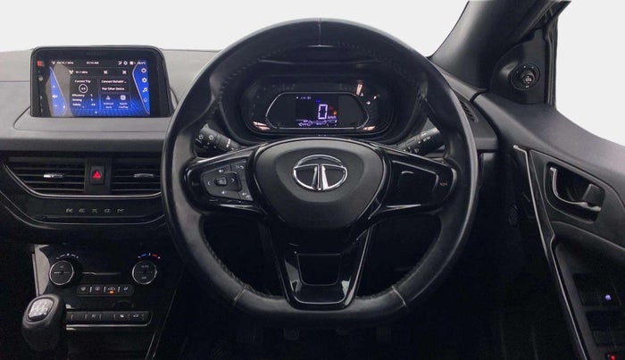 2021 Tata NEXON XZ PLUS PETROL DARK EDITION, Petrol, Manual, 40,489 km, Steering Wheel Close Up