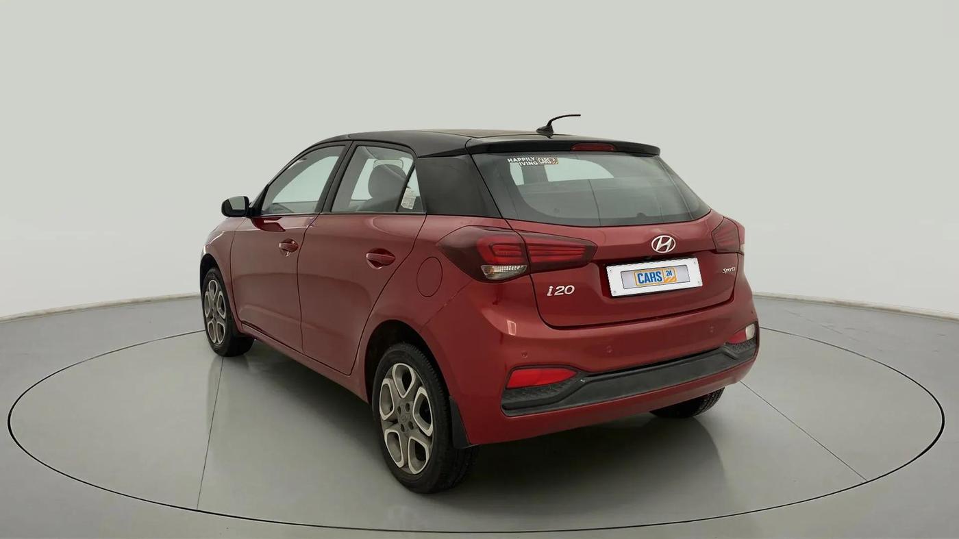 2019 Hyundai Elite i20 SPORTZ PLUS 1.2 DUAL TONE, Petrol, Manual, 19,983 km, Left Back Diagonal