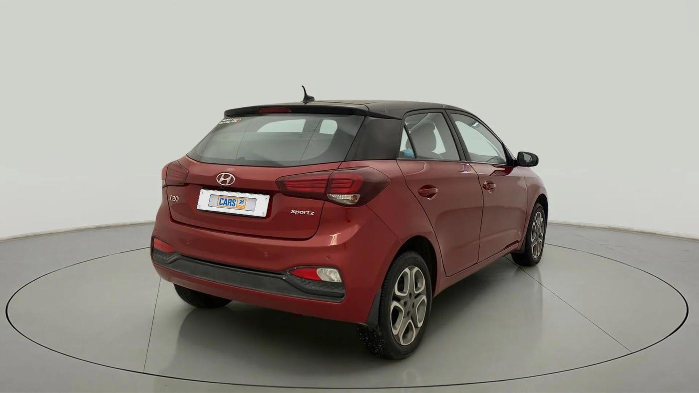 2019 Hyundai Elite i20 SPORTZ PLUS 1.2 DUAL TONE, Petrol, Manual, 19,983 km, Right Back Diagonal
