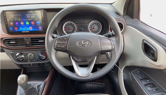 2022 Hyundai AURA S 1.2 CNG, CNG, Manual, 15,610 km, Steering Wheel Close Up