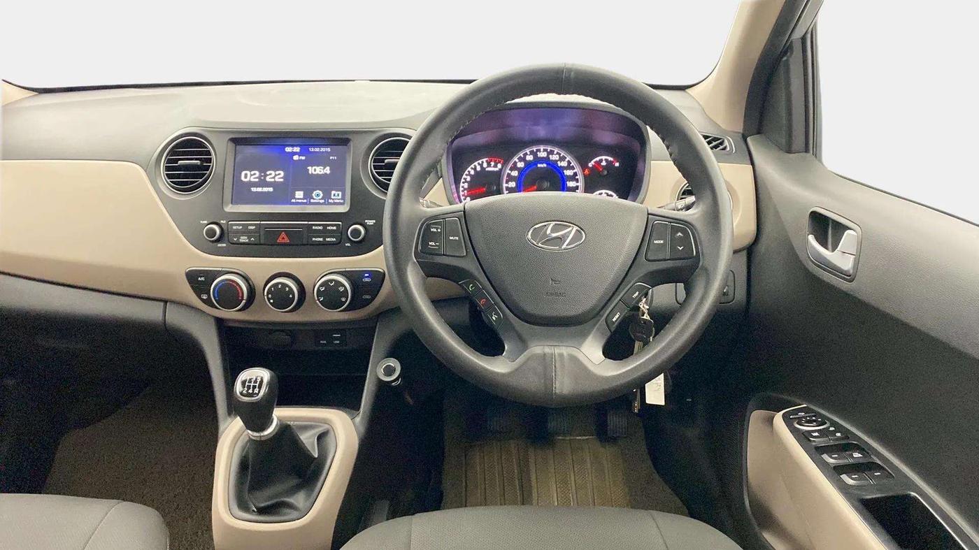 2019 Hyundai Grand i10 SPORTZ 1.2 KAPPA VTVT, Petrol, Manual, 43,463 km, Steering Wheel Close Up