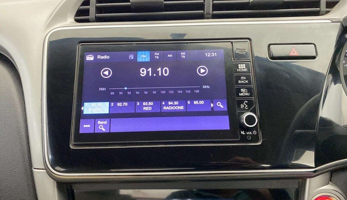 2018 Honda City 1.5L I-VTE V CVT, Petrol, Automatic, 89,420 km, Infotainment system - GPS Card not working/missing