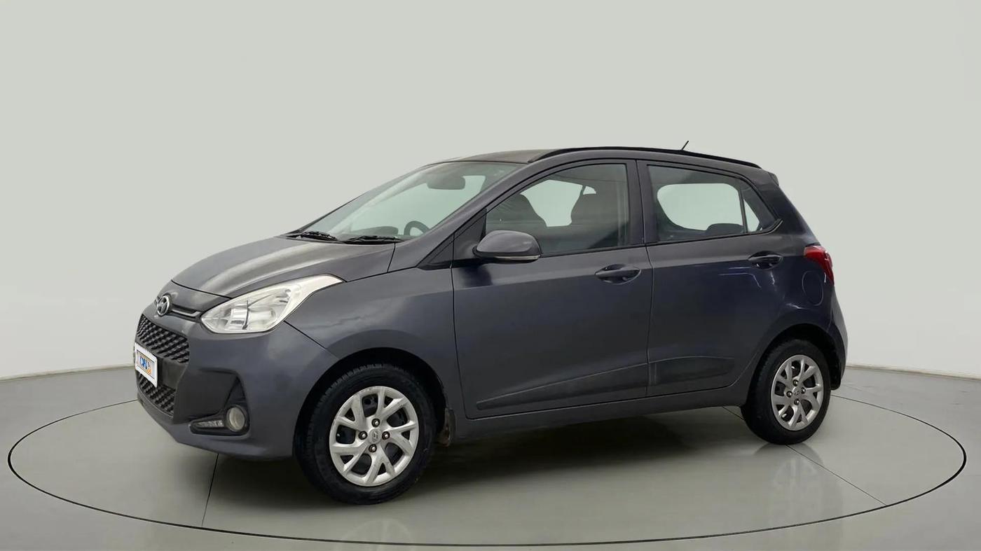 2017 Hyundai Grand i10 SPORTZ (O) 1.2 KAPPA VTVT, Petrol, Manual, 68,483 km, Left Front Diagonal