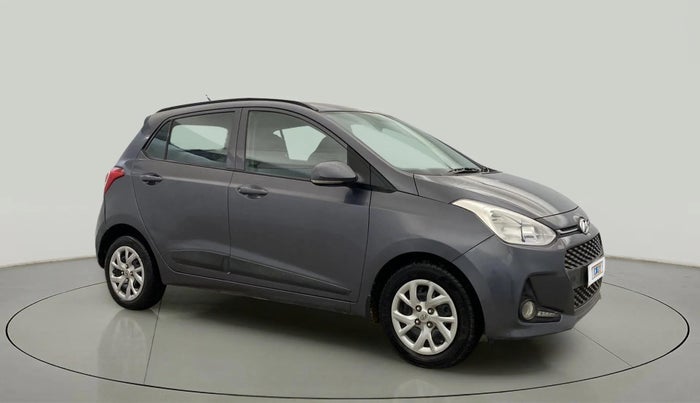 2017 Hyundai Grand i10 SPORTZ (O) 1.2 KAPPA VTVT, Petrol, Manual, 68,483 km, Right Front Diagonal