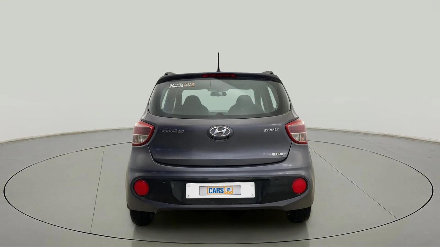 2017 Hyundai Grand i10 SPORTZ (O) 1.2 KAPPA VTVT, Petrol, Manual, 68,483 km, Back/Rear