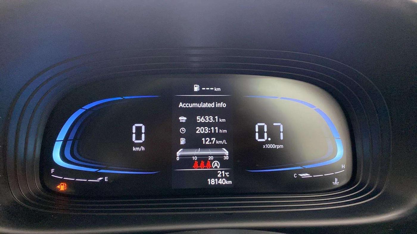 2023 Hyundai VENUE S (O) 1.2 KNIGHT EDITION, Petrol, Manual, 18,234 km, Odometer Image