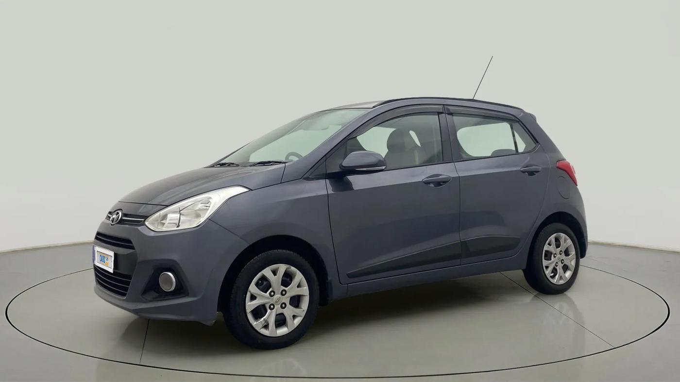 2016 Hyundai Grand i10 SPORTZ 1.2 KAPPA VTVT, Petrol, Manual, 62,471 km, Left Front Diagonal