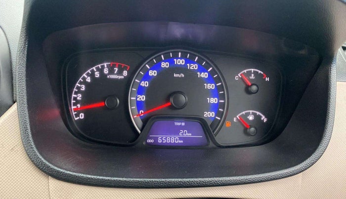 2015 Hyundai Xcent SX 1.2, Petrol, Manual, 65,933 km, Odometer Image
