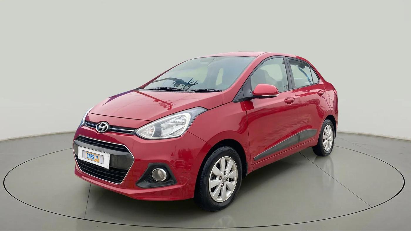 2015 Hyundai Xcent SX 1.2, CNG, Manual, 65,933 km, Left Front Diagonal