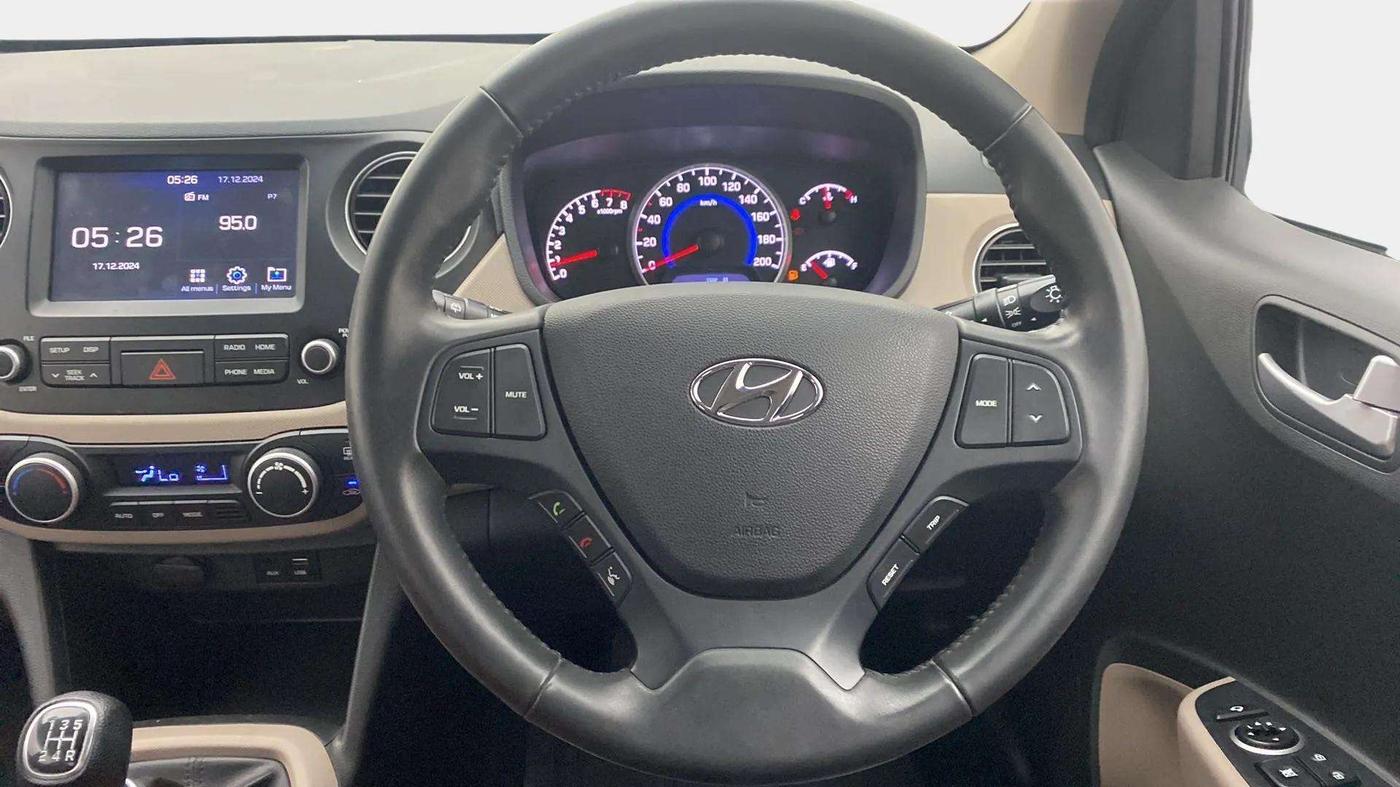 2019 Hyundai Grand i10 ASTA 1.2 KAPPA VTVT, Petrol, Manual, 27,150 km, Steering Wheel Close Up