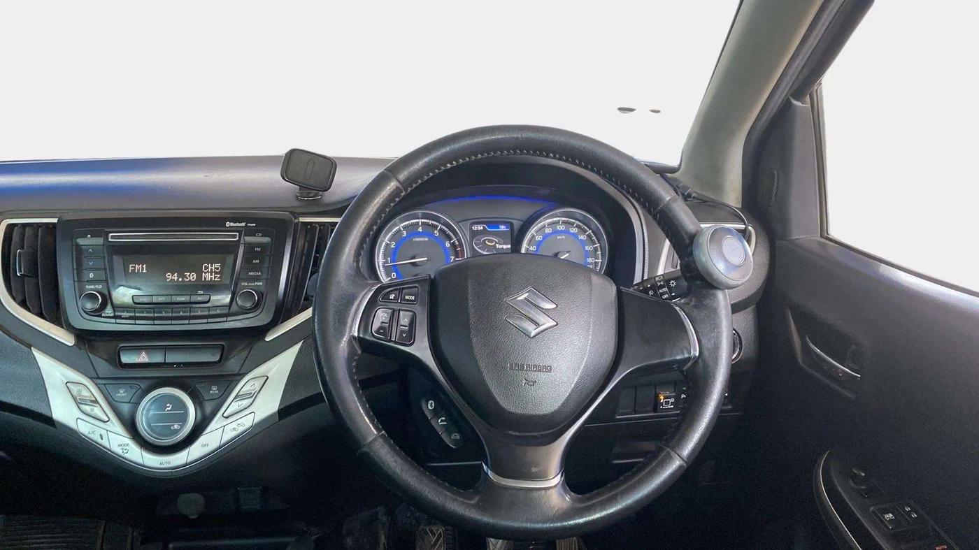 2017 Maruti Baleno ZETA PETROL 1.2, CNG, Manual, 76,511 km, Steering Wheel Close Up