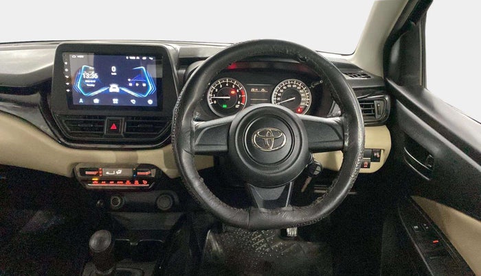 2022 Toyota Glanza E, Petrol, Manual, 23,896 km, Steering Wheel Close Up