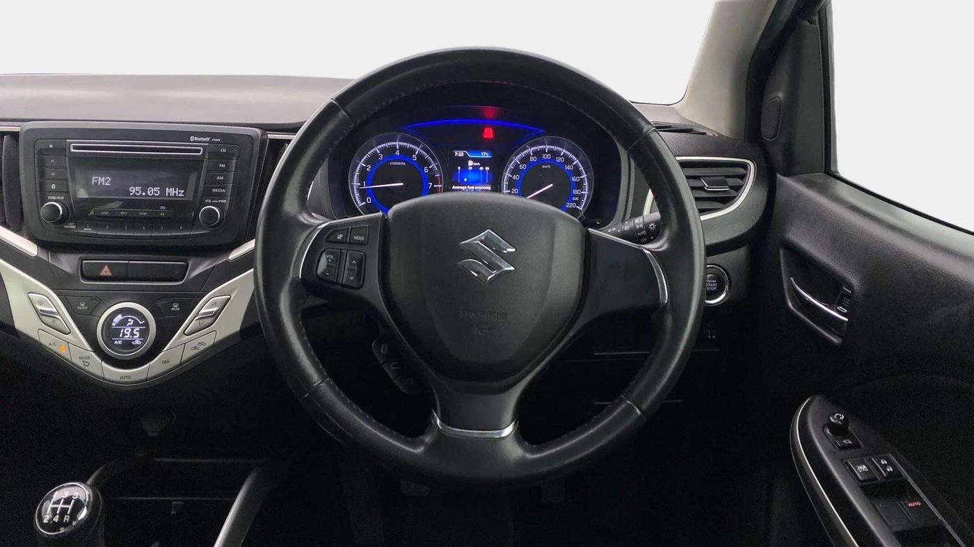 2017 Maruti Baleno ZETA PETROL 1.2, Petrol, Manual, 79,145 km, Steering Wheel Close Up