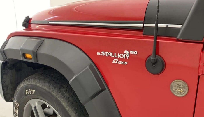 2021 Mahindra Thar LX PETROL HT 4WD AT, Petrol, Automatic, 46,760 km, Left fender - Minor scratches