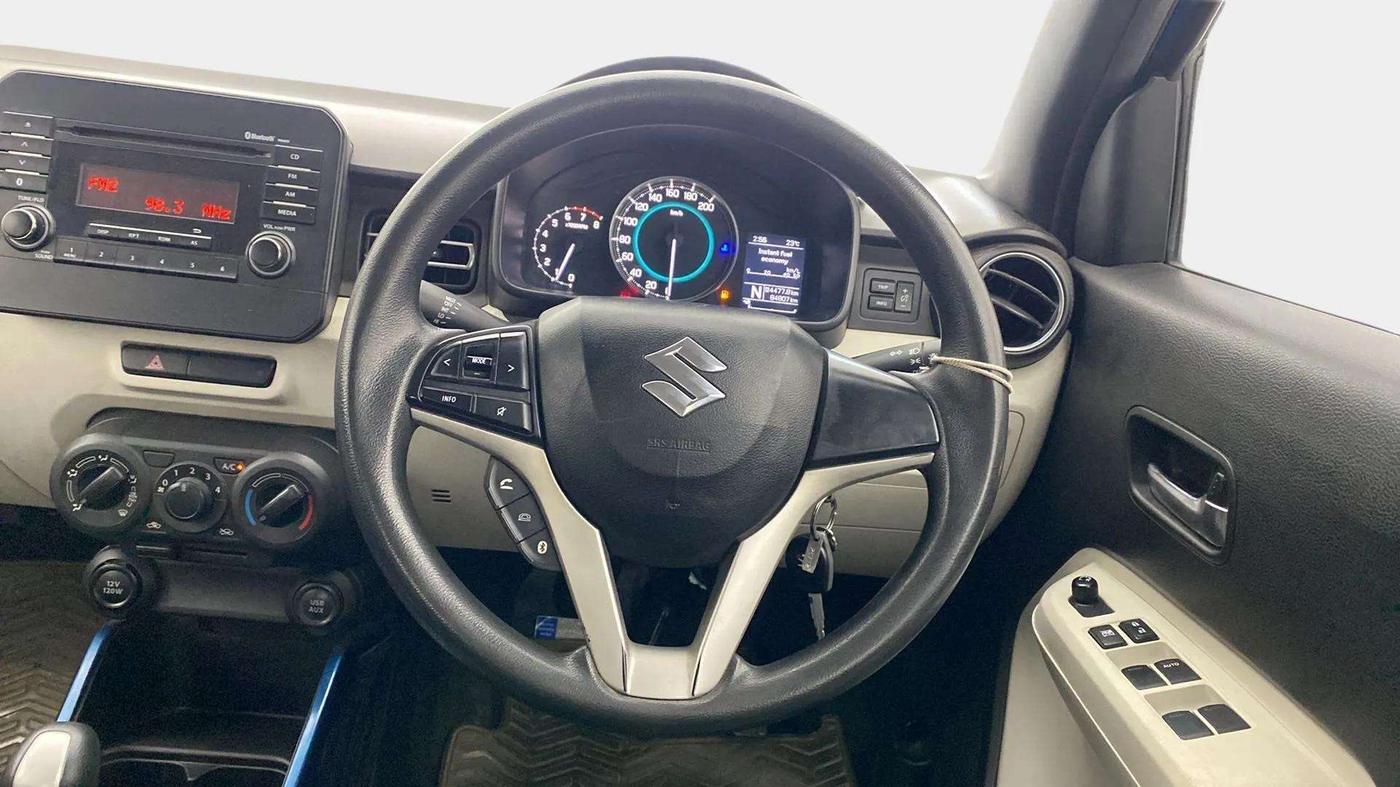 2017 Maruti IGNIS DELTA 1.2 AMT, Petrol, Automatic, 84,812 km, Steering Wheel Close Up