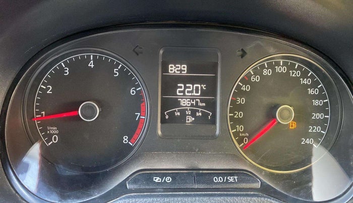 2015 Volkswagen Polo TRENDLINE 1.2L PETROL, Petrol, Manual, 78,708 km, Odometer Image