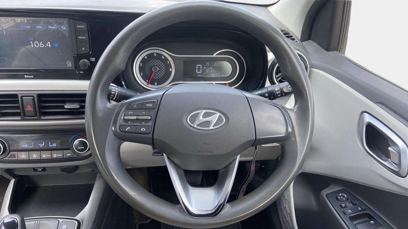 2020 Hyundai GRAND I10 NIOS SPORTZ AMT 1.2 KAPPA VTVT, Petrol, Automatic, 49,195 km, Steering Wheel Close Up