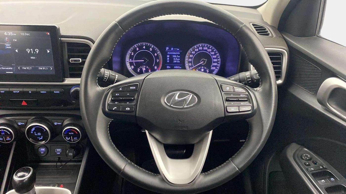 2019 Hyundai VENUE SX PLUS 1.0 TURBO DCT, Petrol, Automatic, 44,668 km, Steering Wheel Close Up